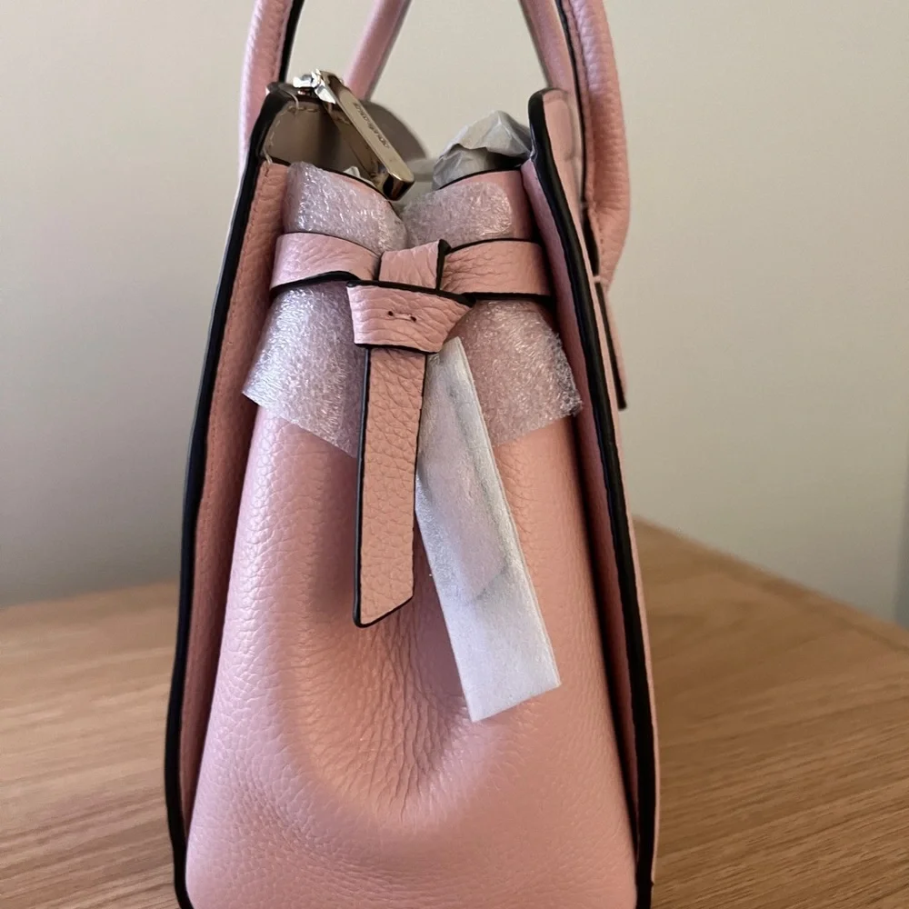 Kate Spade New York Blush Pink Pebbled Leather Satchel NWT
